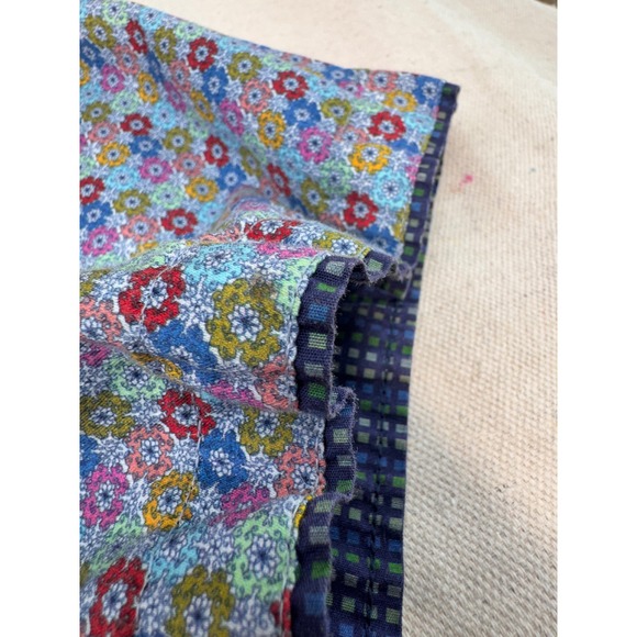 Hinton & Hinton Men's Large Bright Floral Print Short Sleeve Button Down Shirt - Picture 6 of 12